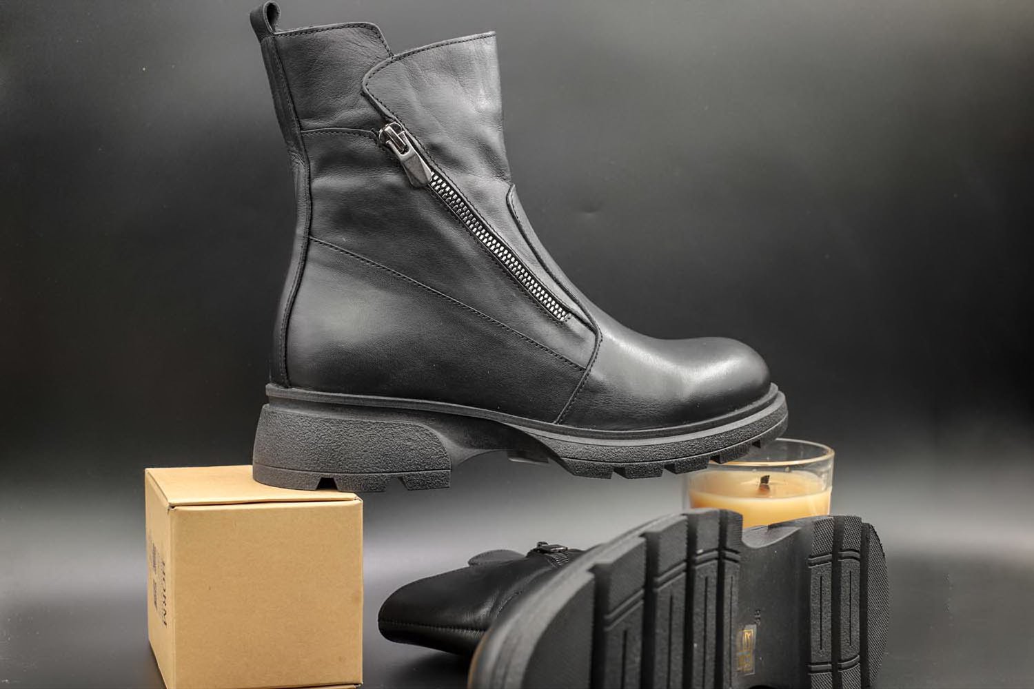 بوت تمام چرم زنانه اسلش