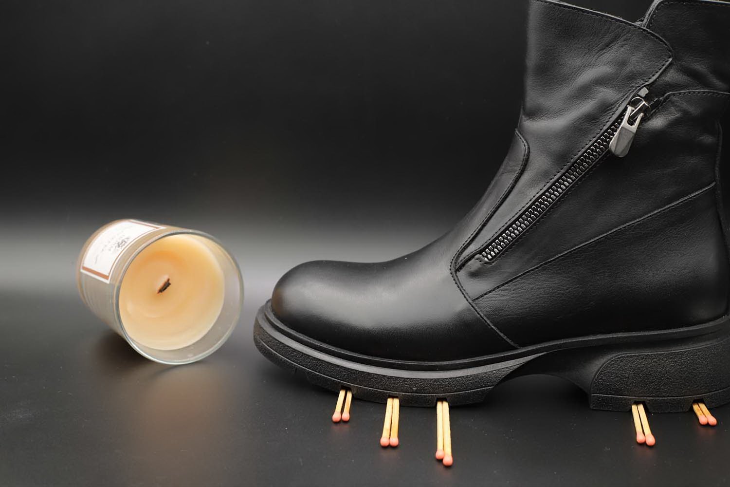 بوت تمام چرم زنانه اسلش